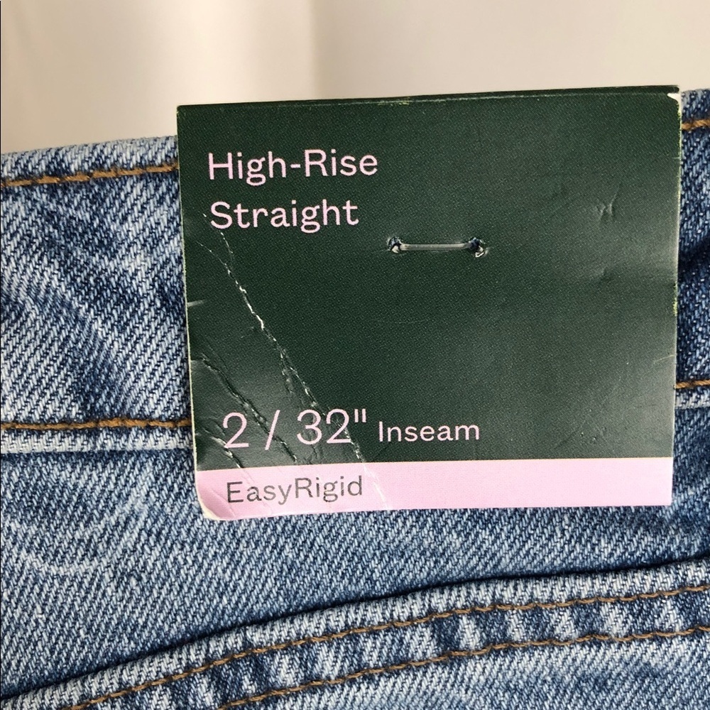 Wild Fable Denim Jeans with Bow Design NWT Sz 2 (B3) - Picture 6 of 11